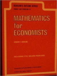 Mathematics For Economists