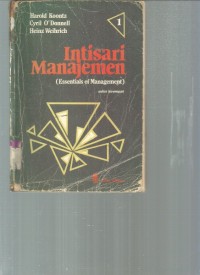 Intisari Manajemen (Essentials Of Management) 2