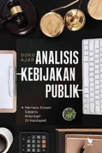 Image of Buku Ajar Analisis Kebijakan Publik