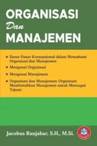 Organisasi dan Manajemen