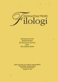 Image of Pengantar Teori Filologi