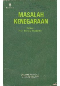 Masalah Kenegaraan