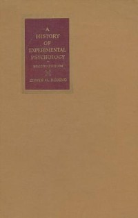 A History Of Experimental Psychology